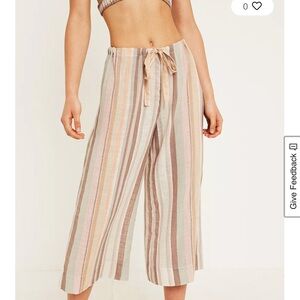 Urban Outfitters Multicolor Striped Cropped Pants